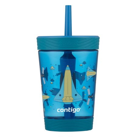 Amazon.com: Contigo Kids Tumbler with Straw | Spill-Proof Tumbler with Straw for Kids, 14oz, Nautical Blue: Kitchen & Dining