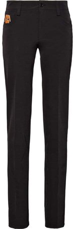 stretch technical fabric trousers
