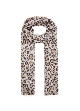Violeta BY MANGO Leopard print scarf