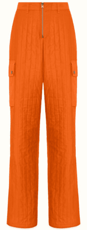 Fenty | Quilted Baggy Pants Burnt Orange 2/20