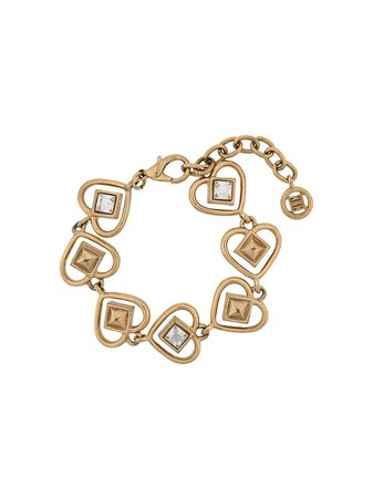 Givenchy Pre-Owned heart link bracelet £195 - Fast Global Shipping, Free Returns