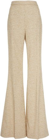Nude Face Flared Trousers