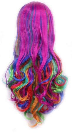 harajuku rainbow wig
