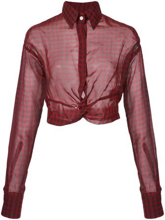 Shop Haculla plaid blouse with Express Delivery - FARFETCH