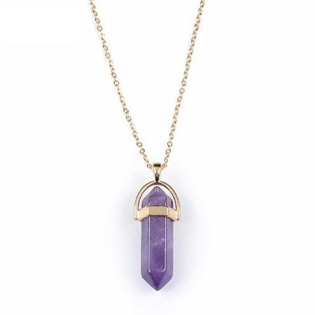 Amethyst Stone Necklace – Eleven Gift