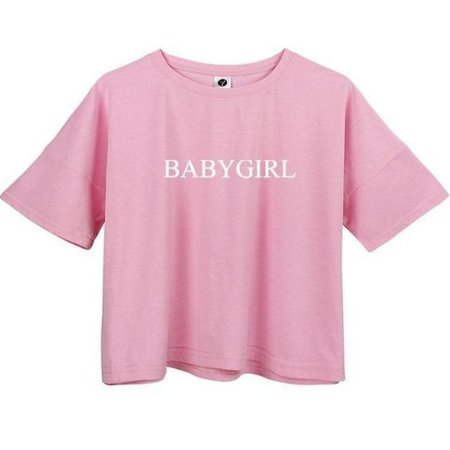 Babygirl Crop Top Belly Shirt Cute Little Space CGL ABDL | Kawaii Babe