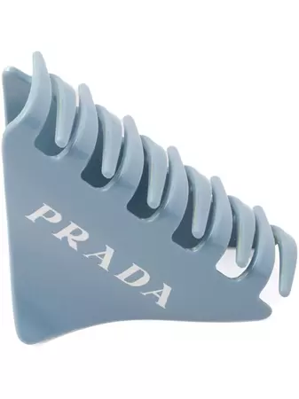 Prada logo-print Hair Clip - Farfetch