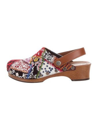 Christian Dior 2018 Patchwork Clogs - Shoes - CHR90579 | The RealReal