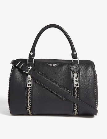 ZADIG&VOLTAIRE - Sunny studded leather bowling bag | Selfridges.com