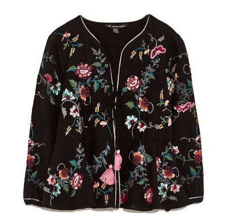 Zara jacket floral
