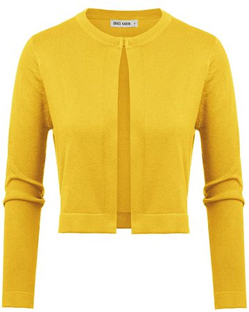Ladies Short Cropped Bolero Jacket Cardigan for Dress Size XL CL2849-1 at Amazon Women’s Clothing store