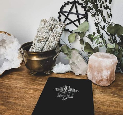 Onyx Book of Shadows - Crystal Journal - Notebook - Diary - Spell Book - Witchy Decor - Secret Keeper - Raven Skull Journal