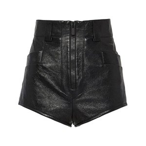 Miu Miu high-rise Leather Shorts
