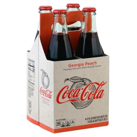 Coca-Cola Origins Georgia Peach - 4pk/12 Fl Oz Glass Bottles : Target
