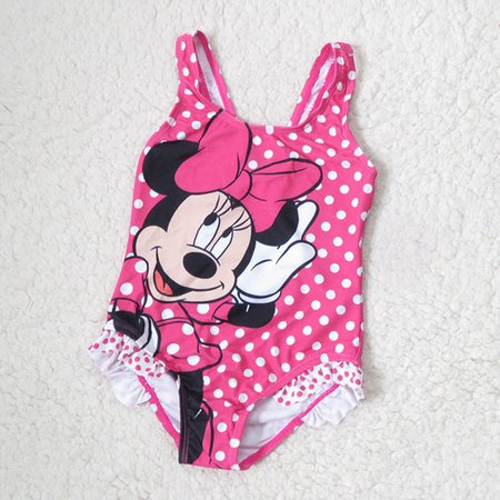 2015 Baby Girls Minnie Mouse Swimwear / Bow knot Bikini One Piece Swimsuit/ Kids Dot Ruffled Bathing Suit/ Summer Beach Wear on Aliexpress.com | Alibaba Group