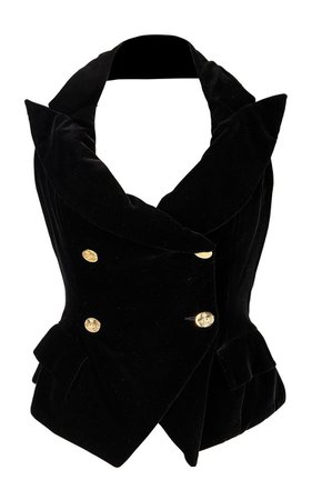 Spring/summer 1995 Vivienne Westwood Black Velvet Corset By Moda Archive X Tab Vintage | Moda Operandi