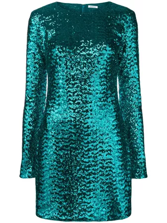 P.A.R.O.S.H. Sequin Embellished Dress - Farfetch