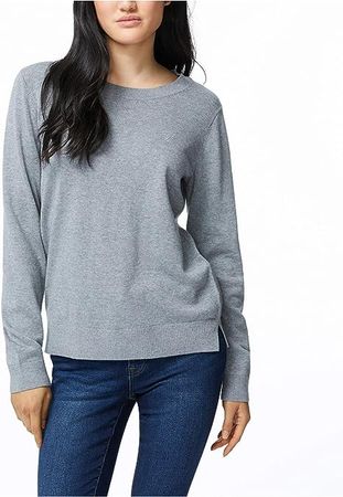 Nautica Women's Sustainably Crafted Super Soft Crew Neck Sweater at Amazon Women’s Clothing store