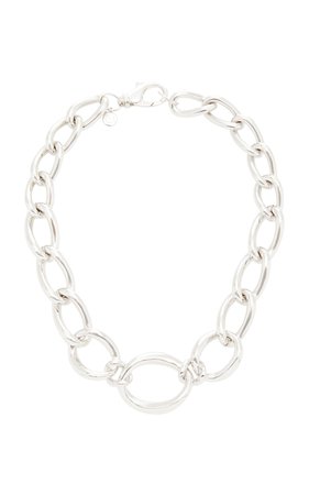 Mia 18K White Gold-Plated Necklace by Lisa Corbo | Moda Operandi