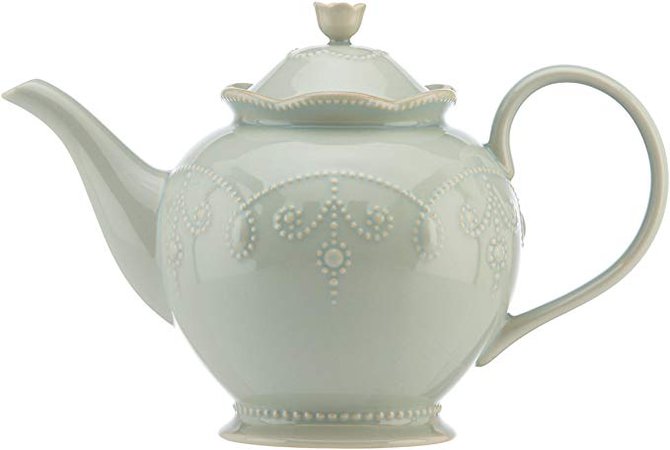 Lenox French Perle Teapot, Ice Blue: Amazon.ca: Home & Kitchen