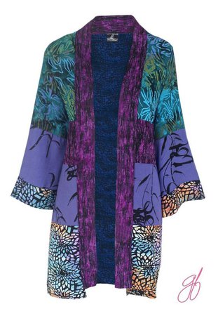 Boho Kimono Robe, Plus Size Cardigan, Boho Cardigan Kimono, Purple Kimono Cardigan, Women's Plus Size Japanese Jacket