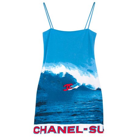Vintage Chanel surf line cami dress 2002