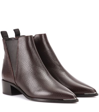 Jensen leather ankle boots