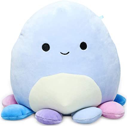 Amazon.com: SQUISHMALLOWS Multicolored Octopus Plush Super Soft 9 inch: Toys & Games