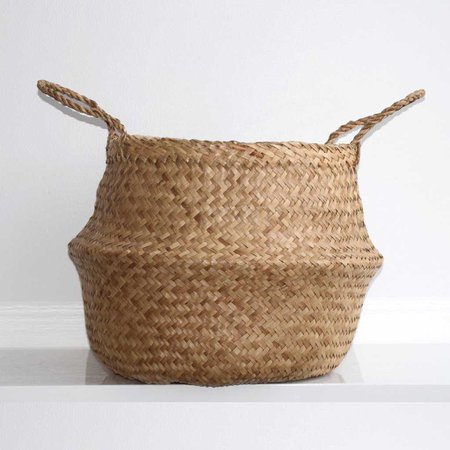 Natural Seagrass Basket | PLANTZ