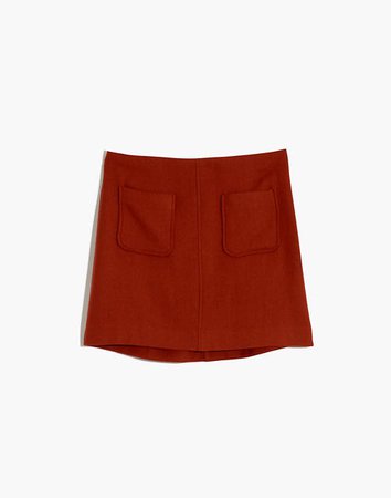 Museum Patch-Pocket Mini Skirt