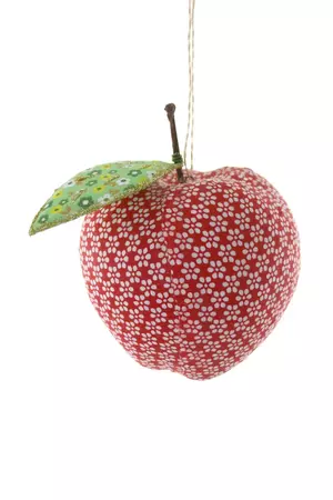 Cody Foster Calico Apple-Red Ornament – Davis Designs