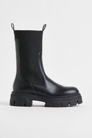 Calf-high Boots - Black - Ladies | H&M US