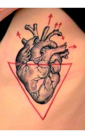 detailed heart tattoo