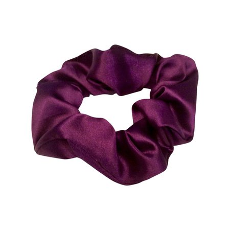Purple Satin Scrunchie – Satin Life