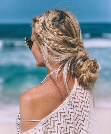 beach braids - Google Search