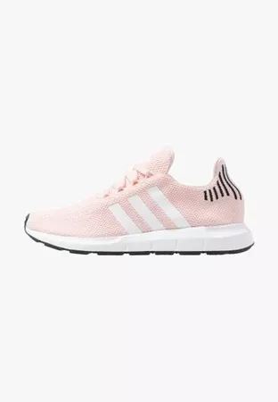 adidas Originals SWIFT RUN - Trainers - ice pink/footwear white/core black - Zalando.co.uk