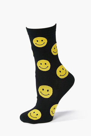 Happy Face Crew Socks
