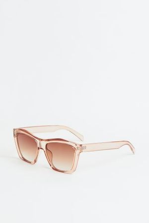 Square Sunglasses - Light beige - Ladies | H&M US