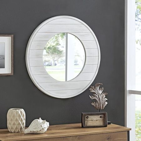 Amazon.com: FirsTime & Co. Ellison Shiplap Accent Wall Mirror, 27", Aged White : Everything Else