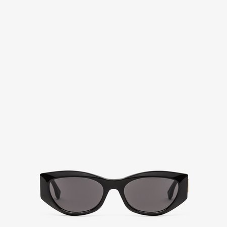 Fendi V1 - Fendace Logo black acetate sunglasses | Fendi