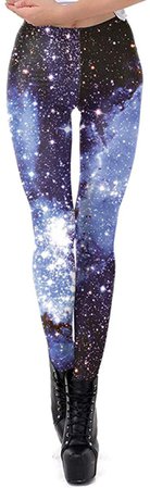 Amazon.com: Idingding Ugly Christmas Leggings for Women, Funny Holiday Galaxy Star Warm Printed Leggings Pants, Upgraded Blue, XXL: Clothing