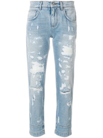 Dolce & Gabbana Destroyed Boyfriend Jeans - Farfetch