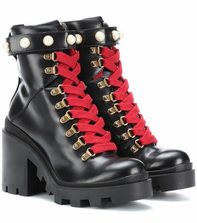 boots with red laces