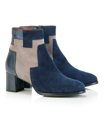 Ankle boots, navy, blue | MADELEINE Fashion