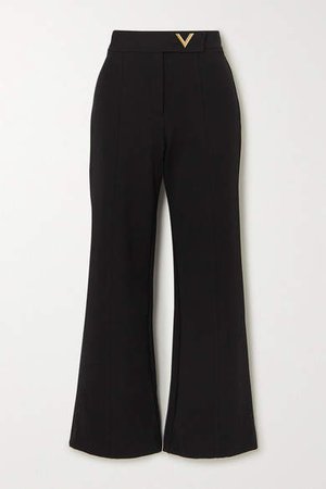 Ponte Straight-leg Pants - Black