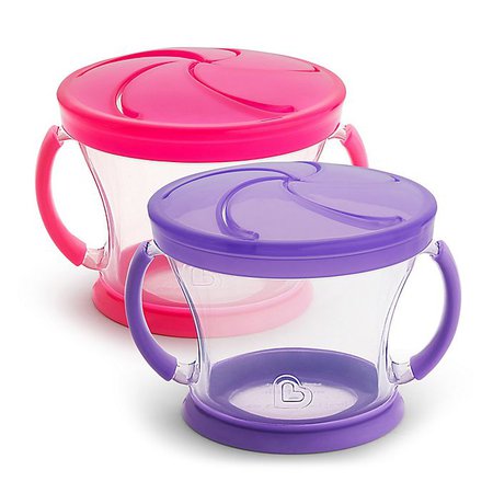 Munchkin® Snack Catcher® 9 oz. Snack Containers (Set of 2) | buybuy BABY