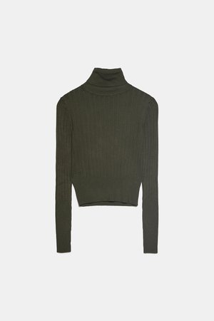 RIBBED TURTLENECK SWEATER - NEW IN-WOMAN | ZARA United States