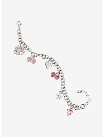 Hello Kitty Bling Charm Bracelet | Hot Topic