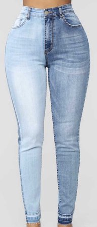 Fashion Nova Jeans, Two Toned