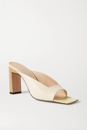 Wandler | Isa color-block leather mules | NET-A-PORTER.COM